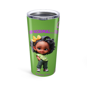 Playful Character Tumbler with Fun Quotes, 20oz Insulated Drinkware, Kid's Gift, Unique Travel Mug, Motivational Tumbler, Colorful [...]