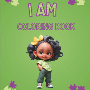 I Am 8x10 Coloring Book Author Purchase